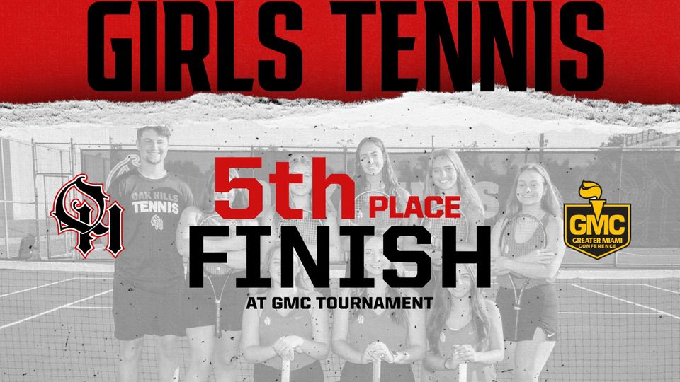 Girls Tennis 5th Pl GMC 2023